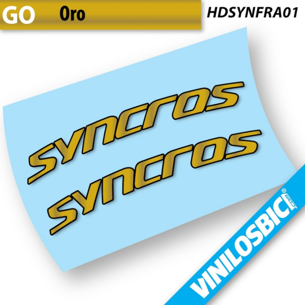 Syncross Fraser IC SL pegatinas en vinilo adhesivo manillar (1)