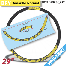 Syncross Silverton 1.0 pegatinas vinilo adhesivo llantas 29"