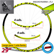 Syncross XR-RC vinilos adhesivos llantas 29" (PARA 1 SOLA LLANTA)