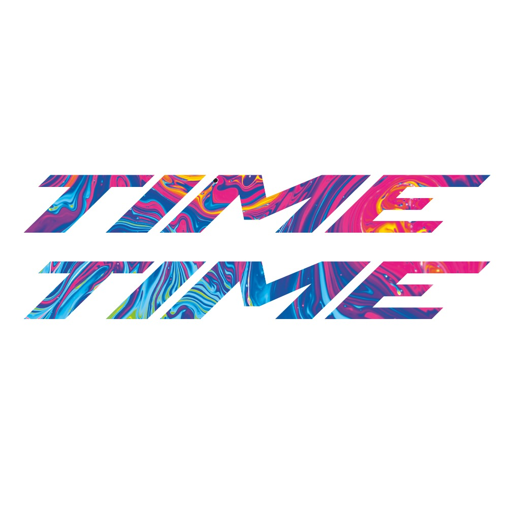 Time Pegatinas en vinilo adhesivo Cuadro (17)