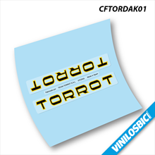 Torrot pegatinas en vinilo adhesivo bici clasica
