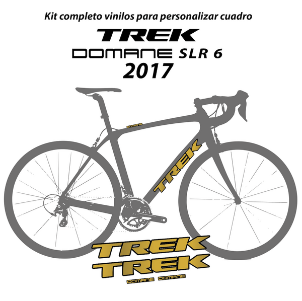 Trek Domane SLR6 2017 Pegatinas en vinilo adhesivo Cuadro