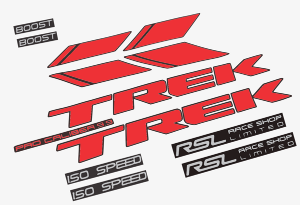 Trek Procaliber 9.9 SL Race Shop Limited 2017 Pegatinas en vinilo adhesivo Cuadro