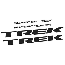 Trek Supercaliber 9.8 2022 Pegatinas en vinilo adhesivo Cuadro, NO COINCIDE CON LETRAS EXISTENTES