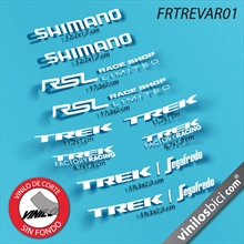 Trek Segafredo vinilos adhesivos para cuadro