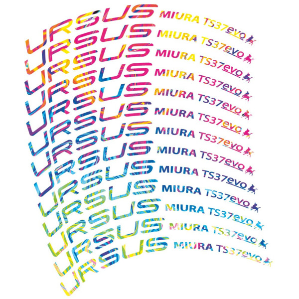 Ursus Miura Ts37 Evo Disc Pegatinas en vinilo adhesivo Llanta Carretera (17)