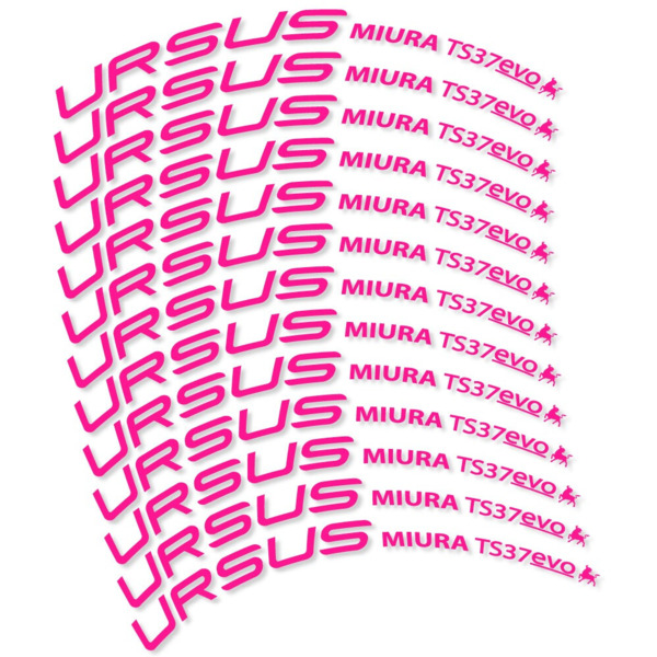 Ursus Miura Ts37 Evo Disc Pegatinas en vinilo adhesivo Llanta Carretera (20)