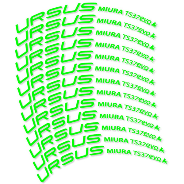 Ursus Miura Ts37 Evo Disc Pegatinas en vinilo adhesivo Llanta Carretera (23)