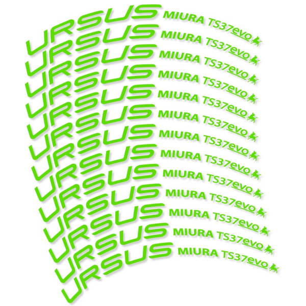 Ursus Miura Ts37 Evo Disc Pegatinas en vinilo adhesivo Llanta Carretera (24)