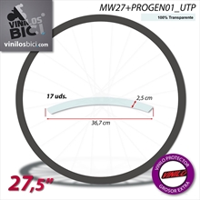 Vinilo transparente protector para llanta 27,5" Plus