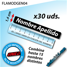 Vinilos adhesivos Nombre personalizado