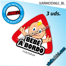 Vinilos adhesivos bebé a bordo