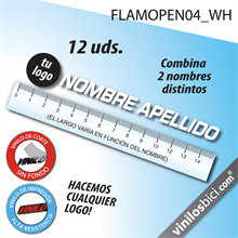 Vinilos adhesivos Logo personalizado +Nombre