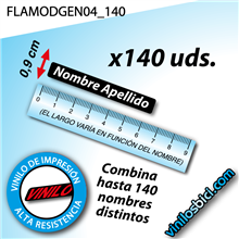Vinilos adhesivos Nombre personalizado