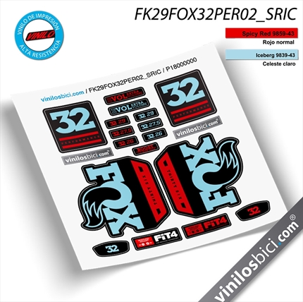 DECALS FOX 32