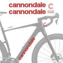 Vinilos compatibles Cannondale Topstone Pegatinas en vinilo adhesivo para cuadro