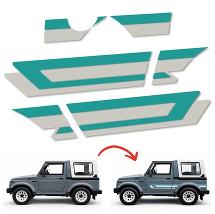 Pegatinas para Suzuki Samurai en vinilo adhesivo stickers graphics calcas adesivi autocollants