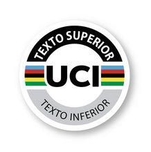 Vinilos logo sello uci homologación para cuadro