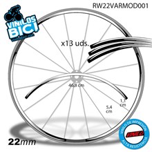vinilos para llantas perfil 22mm