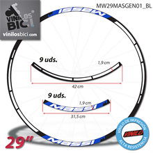 Vinilos para llantas MTB Massi