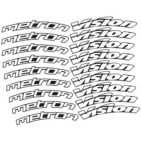 Vision Metron 30 Disc Pegatinas en vinilo adhesivo Llanta Carretera (6)