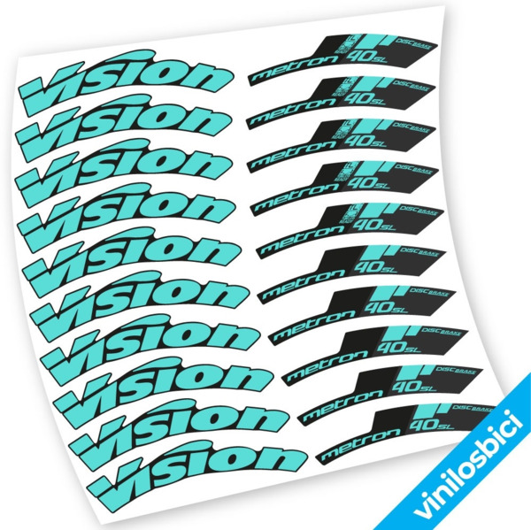 Vision Metron 40 SL Disc Pegatinas en vinilo adhesivo llantas carretera (5)
