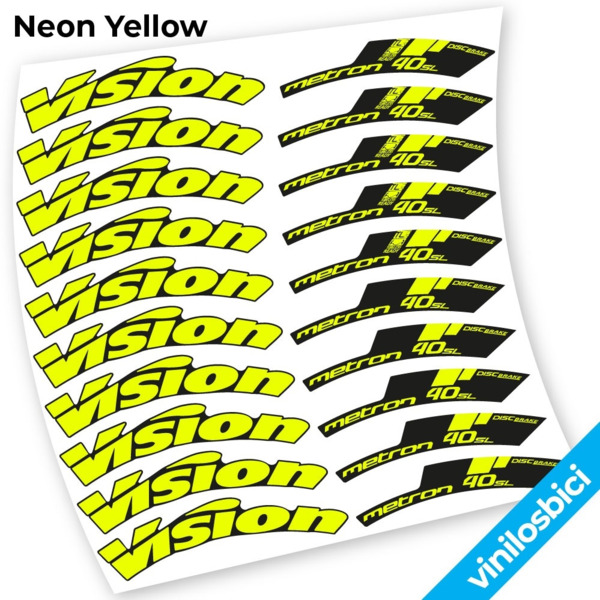 Vision Metron 40 SL Disc Pegatinas en vinilo adhesivo llantas carretera (17)