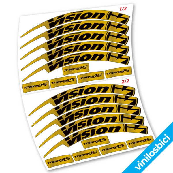 Vision Pegatinas en vinilo adhesivo Llanta Carretera (13)