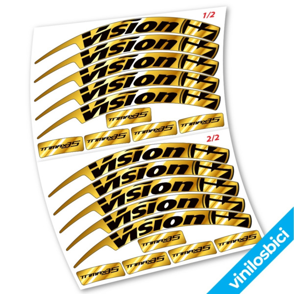Vision Pegatinas en vinilo adhesivo Llanta Carretera (14)