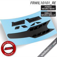Wilier 101 FX Pegatinas en vinilo adhesivo Cuadro