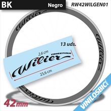 Wilier pegatinas en vinilo adhesivo para llantas
