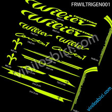 Wilier Triestina Pegatinas en vinilo adhesivo Cuadro