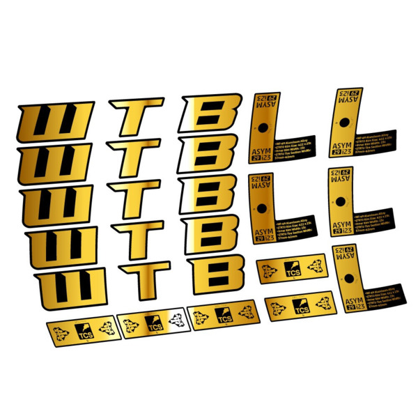 WTB ASYM i23 Pegatinas en vinilo adhesivo Llanta MTB (14)
