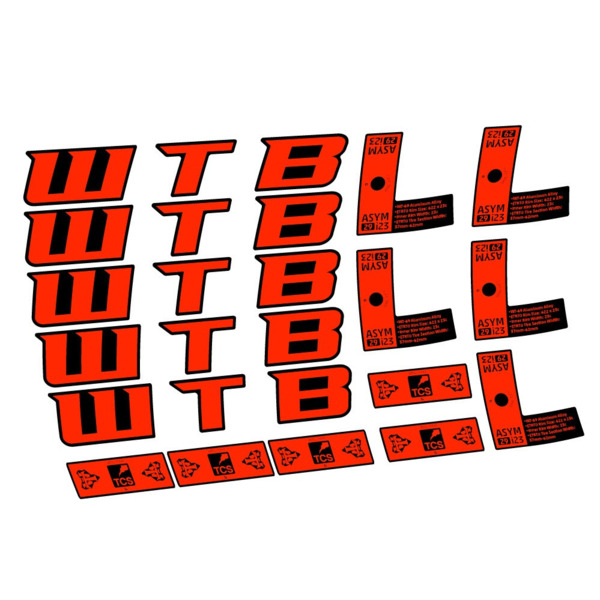 WTB ASYM i23 Pegatinas en vinilo adhesivo Llanta MTB (18)