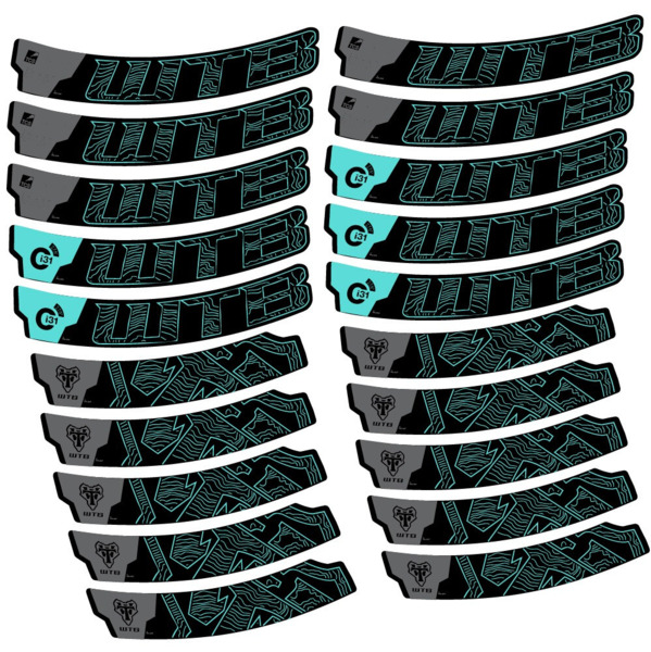 WTB Ci31 Carbon Pegatinas en vinilo adhesivo Llanta MTB (22)