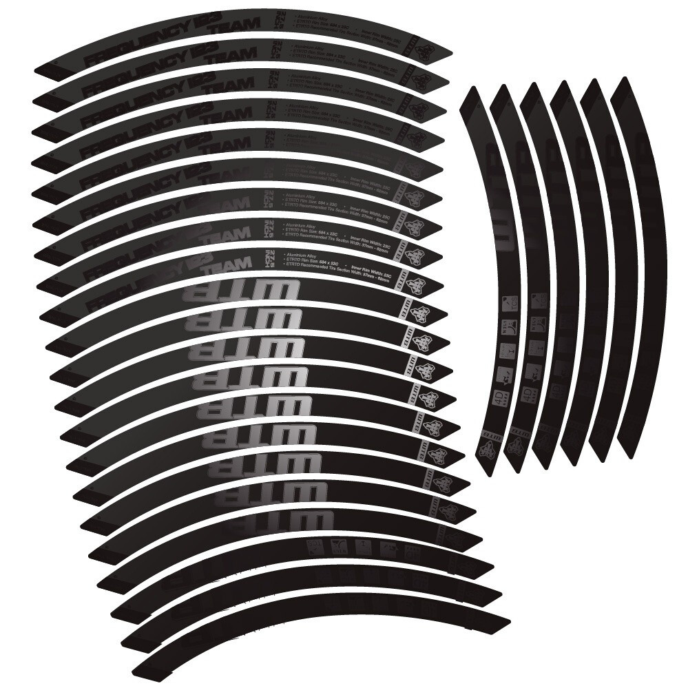 WTB Frequency i23 Team Pegatinas en vinilo adhesivo Llanta MTB (12)