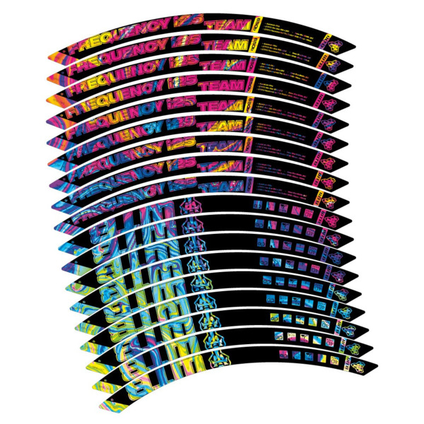 WTB Frequency i25 Team Pegatinas en vinilo adhesivo Llanta MTB (17)