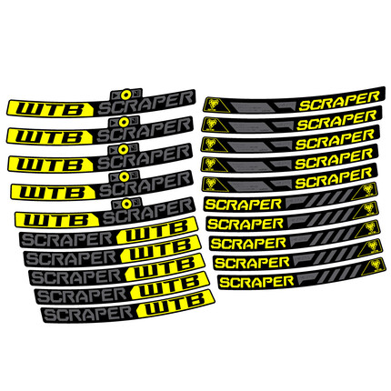 Pegatinas para Llanta MTB WTB Scraper i40 en vinilo adhesivo stickers graphics calcas adesivi autocollants