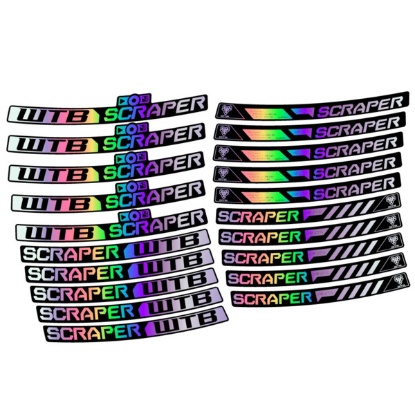 WTB Scraper i40 Pegatinas en vinilo adhesivo Llanta MTB (8)