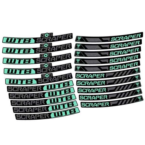 WTB Scraper i40 Pegatinas en vinilo adhesivo Llanta MTB (9)