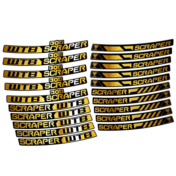 WTB Scraper i40 Pegatinas en vinilo adhesivo Llanta MTB (14)