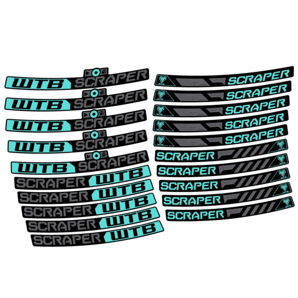 WTB Scraper i40 Pegatinas en vinilo adhesivo Llanta MTB (22)