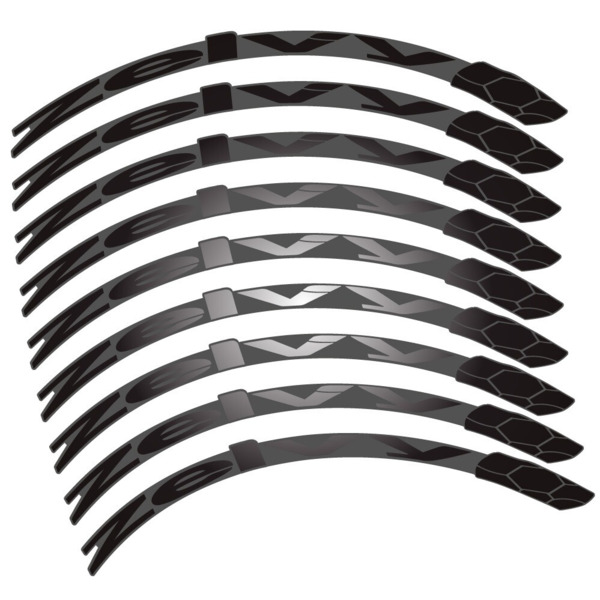 Zelvy Carbon Pegatinas en vinilo adhesivo Llanta MTB (12)