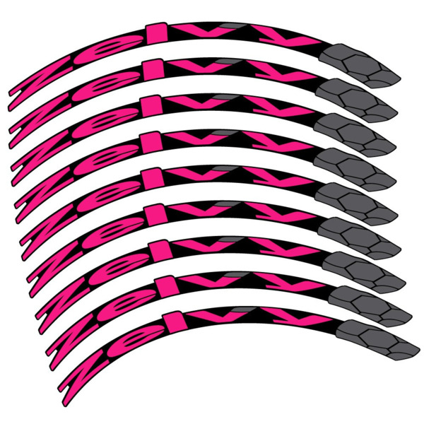 Zelvy Carbon Pegatinas en vinilo adhesivo Llanta MTB (21)