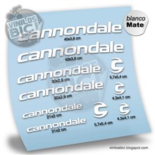 Cannondale vinilos cuadro