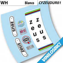 Zeus Alfa Durifort 1970 pegatinas en vinilo adhesivo bici clásica