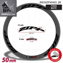 Zipp 404 50mm pegatinas vinilo adhesivo