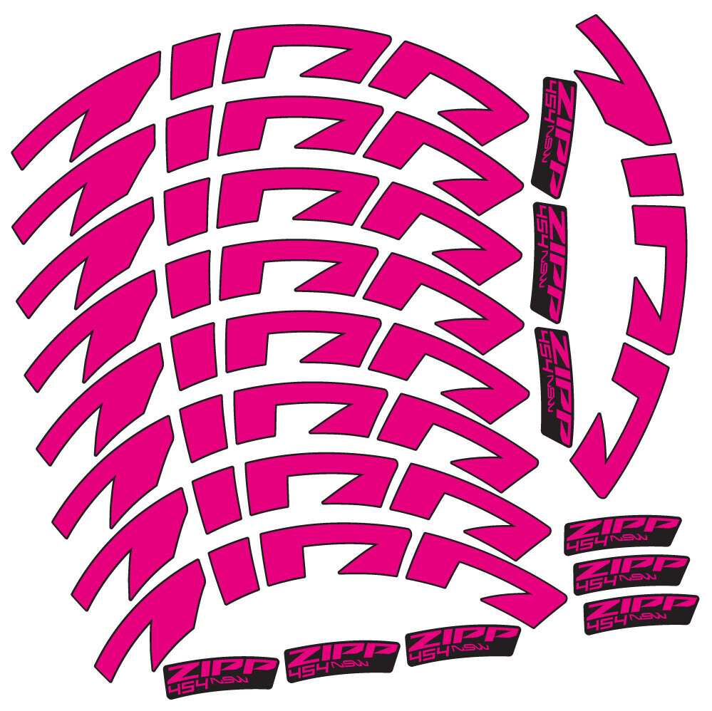 Zipp 454 NSW Pegatinas en vinilo adhesivo Llanta Carretera 58mm