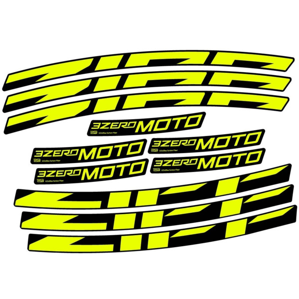 Zipp 3Zero Moto Pegatinas en vinilo adhesivo Llanta MTB (2)