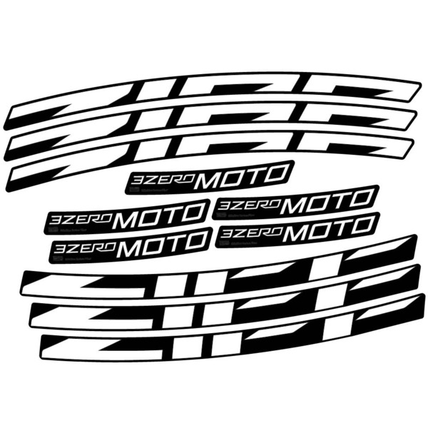 Zipp 3Zero Moto Pegatinas en vinilo adhesivo Llanta MTB (6)